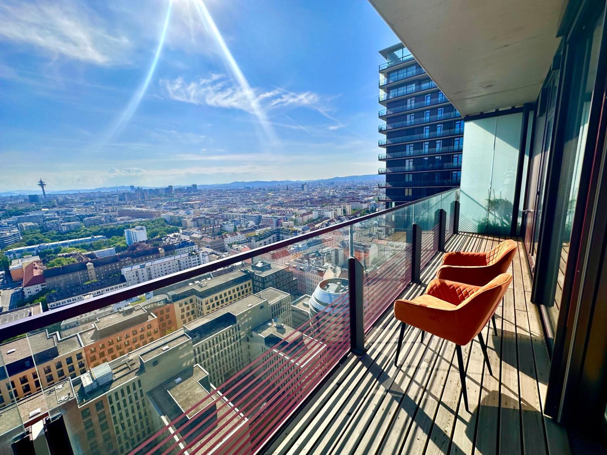 Luxury Penthouse I Rooftop Pool I Self Check-In Βιέννη Εξωτερικό φωτογραφία